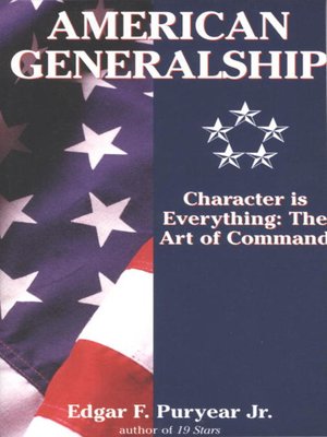 cover image of American Generalship